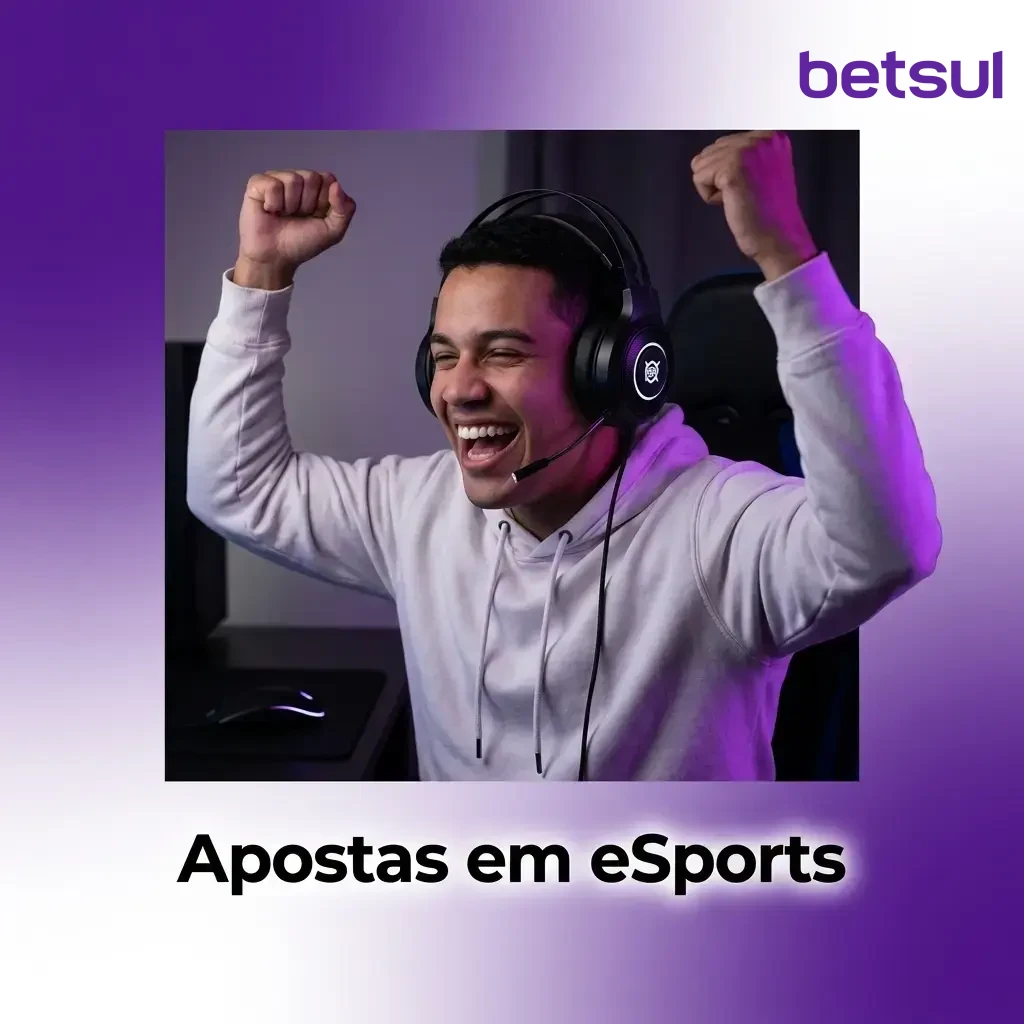Apostas em eSports na Betsul com odds competitivas e mercados variados para os principais torneios mundiais