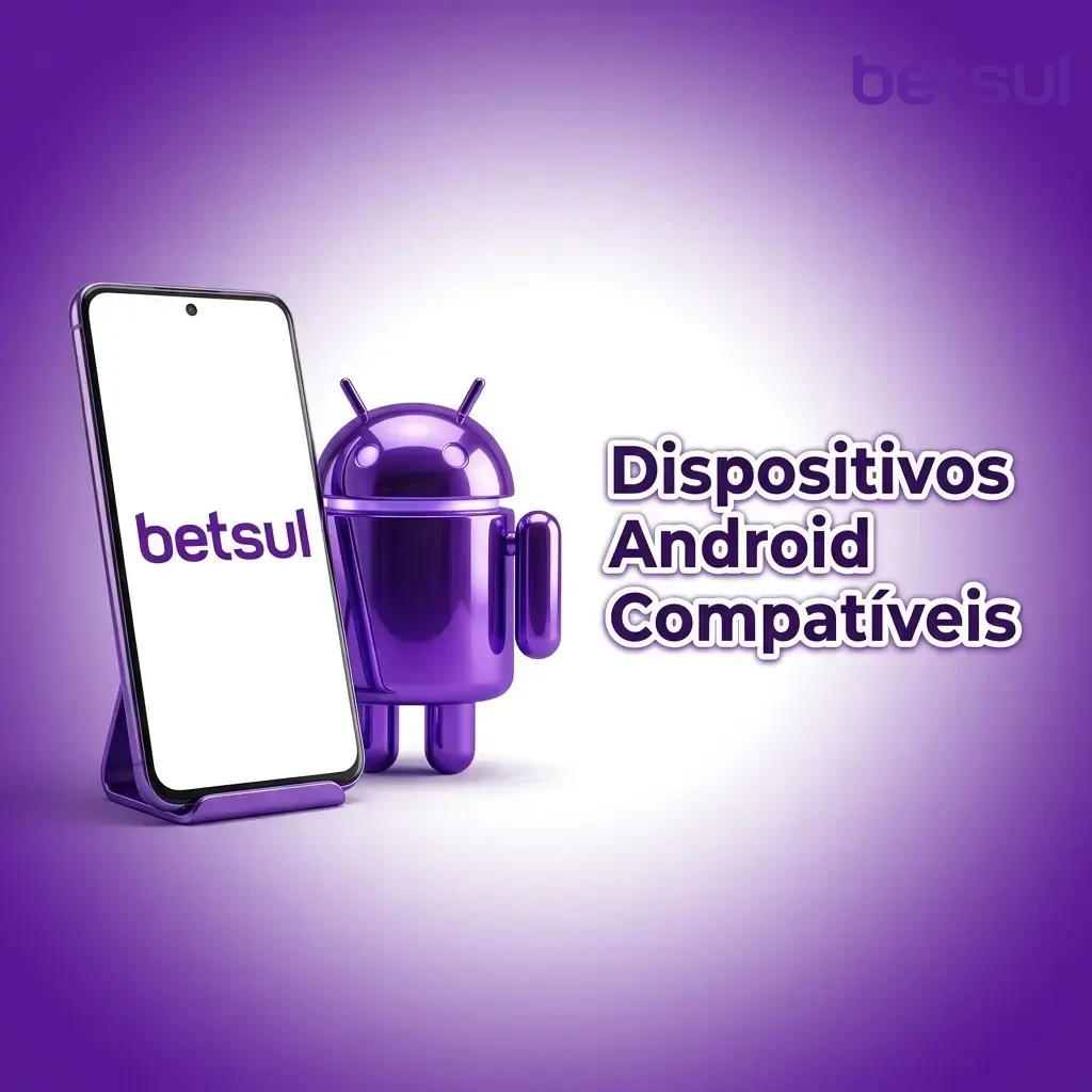 Smartphones Android compatíveis com Betsul: Samsung, Motorola, Xiaomi, Realme, ASUS, LG e Nokia