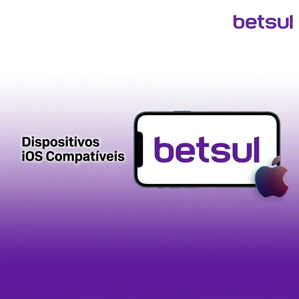 Lista de dispositivos iOS compatíveis com a Betsul, incluindo modelos de iPhone, iPad e iPod Touch