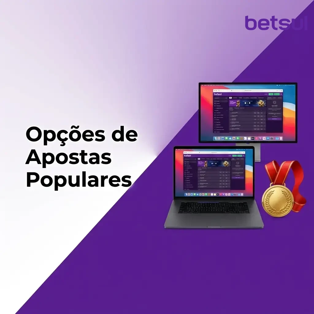 Opções de apostas populares na Betsul para apostar antes ou ao vivo nos jogos