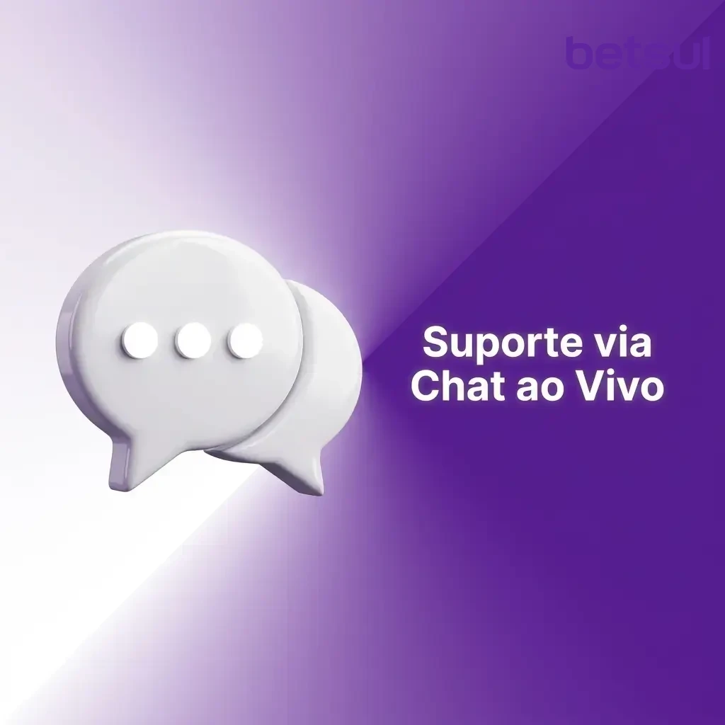 Suporte via chat ao vivo da Betsul disponível 24h pelo site ou app para resolver dúvidas rapidamente