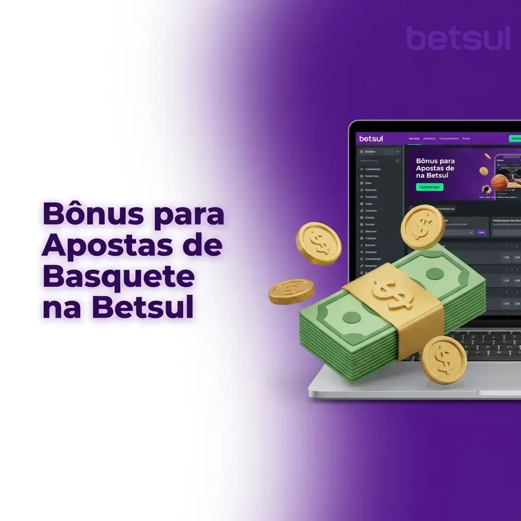 Bônus de boas-vindas Betsul para apostas de basquete com requisitos de rollover e odds mínimas