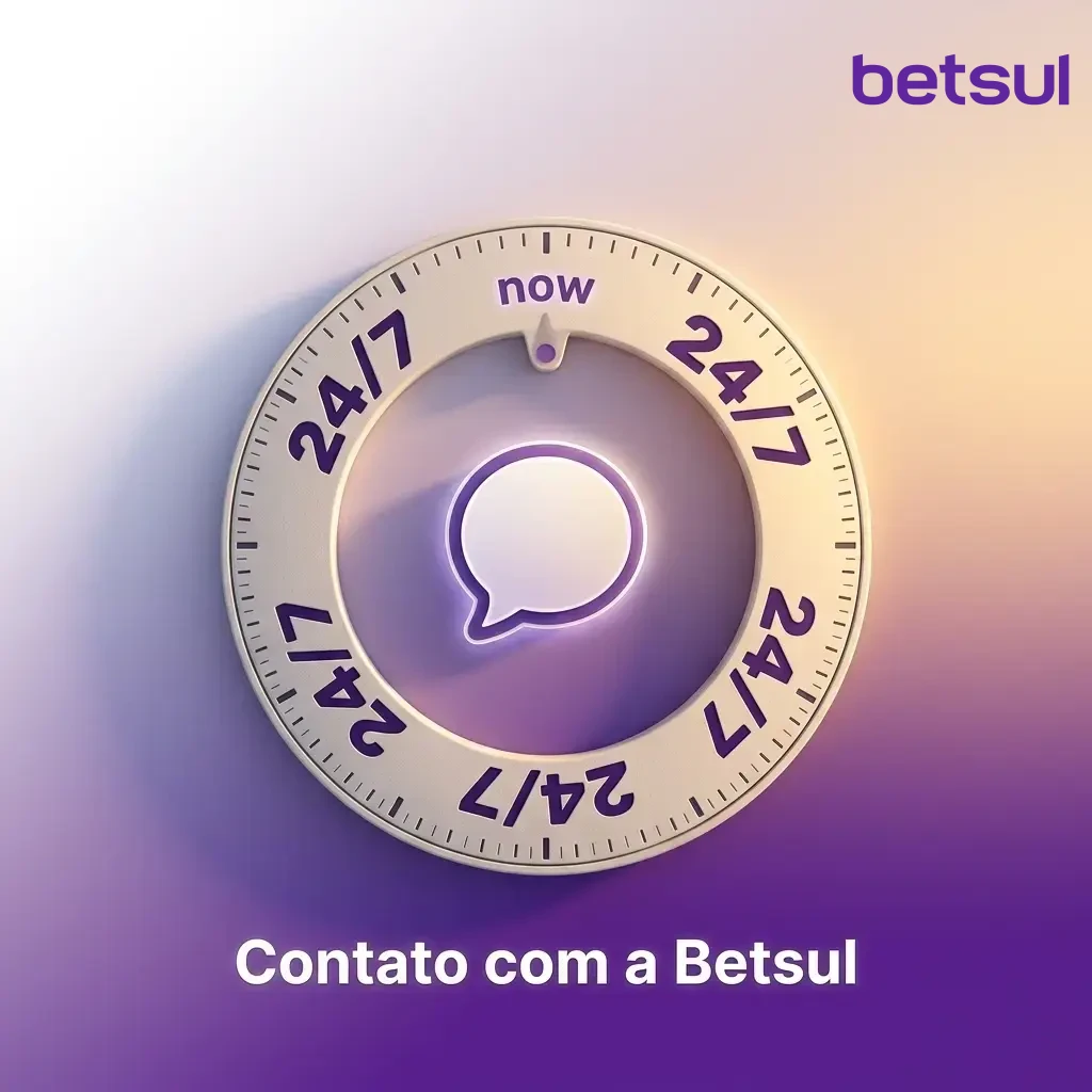 Canais de contato da Betsul: chat ao vivo, e-mail e central de ajuda disponíveis 24h para suporte no Brasil