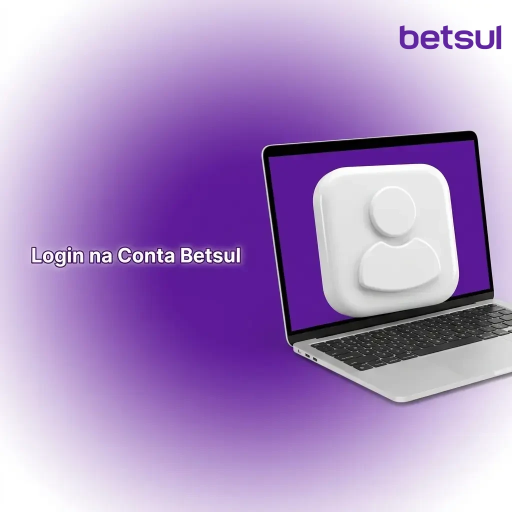 Tela de login da Betsul com campos de e-mail e senha para acessar a conta do usuário