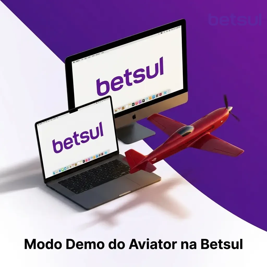 Modo demo do Aviator na Betsul com créditos virtuais para testar o jogo sem risco financeiro