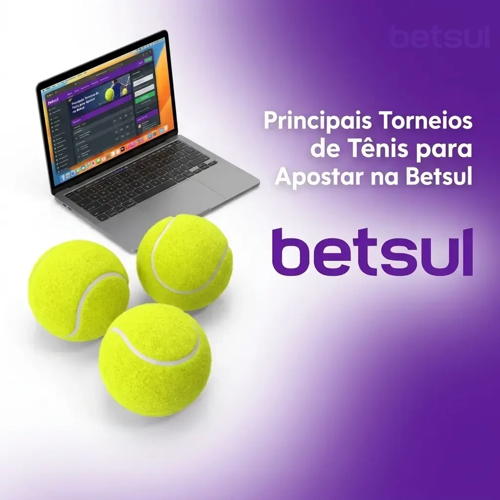Principais torneios de tênis para apostar na Betsul: Grand Slams, ATP Masters 1000 e WTA 1000