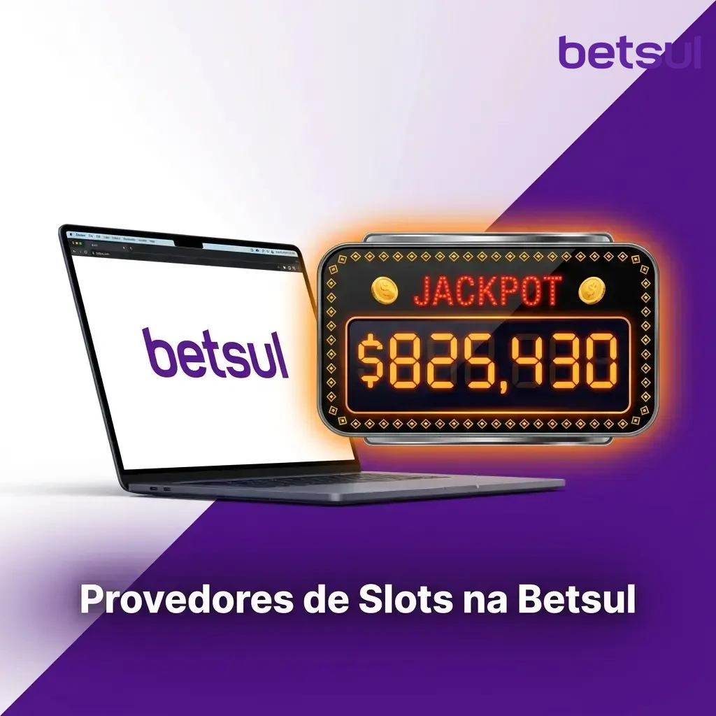 Provedores de slots na Betsul como Pragmatic Play, NetEnt e Play'n GO com mais de 50 parceiros certificados