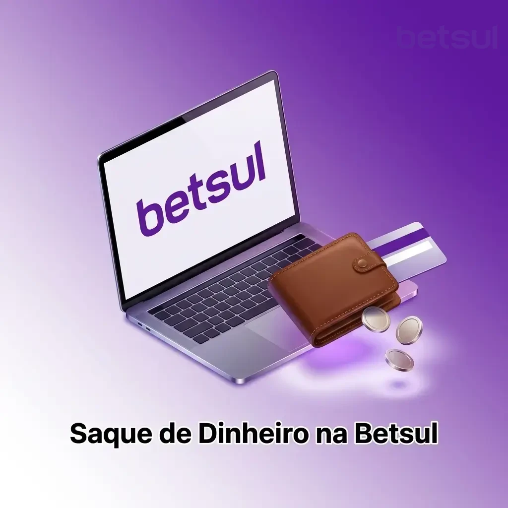 Passo a passo para solicitar saque de dinheiro na Betsul via Pix ou transferência bancária