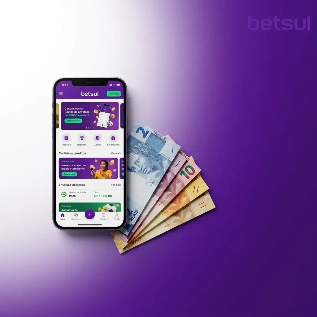 Tipos de apostas no app da Betsul: simples, múltipla, tripla, ao vivo e sistema disponíveis