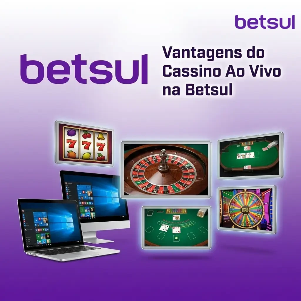 Cassino ao vivo Betsul com dealers reais, transmissão em HD e pagamentos via Pix para jogadores brasileiros
