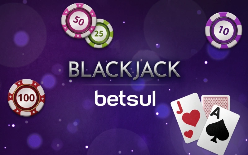 Desafie o dealer no blackjack clássico da plataforma oficial Betsul.